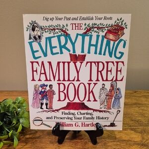 VINTAGE 1998 'The Everything Family Tree Book' Paperback By William G. Hartley